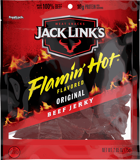 Bag of JACK LINK’S® FLAMIN’ HOT®