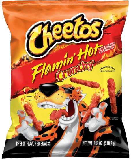 Bag of CHEETOS® Crunchy FLAMIN' HOT® Cheese Flavored Snacks